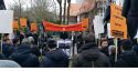 حزب التحرير/ هولندا  مظاهرة نصرة لمسلمي الإيغور أمام السفارة الصينية