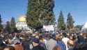وقفة جماهيرية حاشدة لحزب التحرير في المسجد الأقصى  تدعو لتحرير القدس واجتثاث دولة الاحتلال