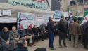 الاعتصام من الأعمال السياسية التي اعتمدها المتظاهرون في مدينة الباب