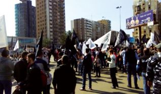 حزب التحرير / ولاية لبنان ينظم اعتصاما في طرابلس تنديدًا بقصف الغوطة