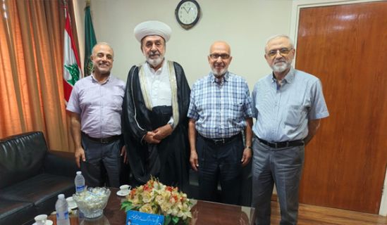 زيارة وفد حزب التحرير/ ولاية لبنان  إلى مفتي صيدا وأقضيتها