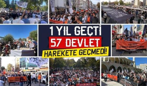 حزب التحرير/ ولاية تركيا  فعاليات واسعة "انقضت سنة كاملة، ولم تتخذ 57 دولة أي إجراء!"