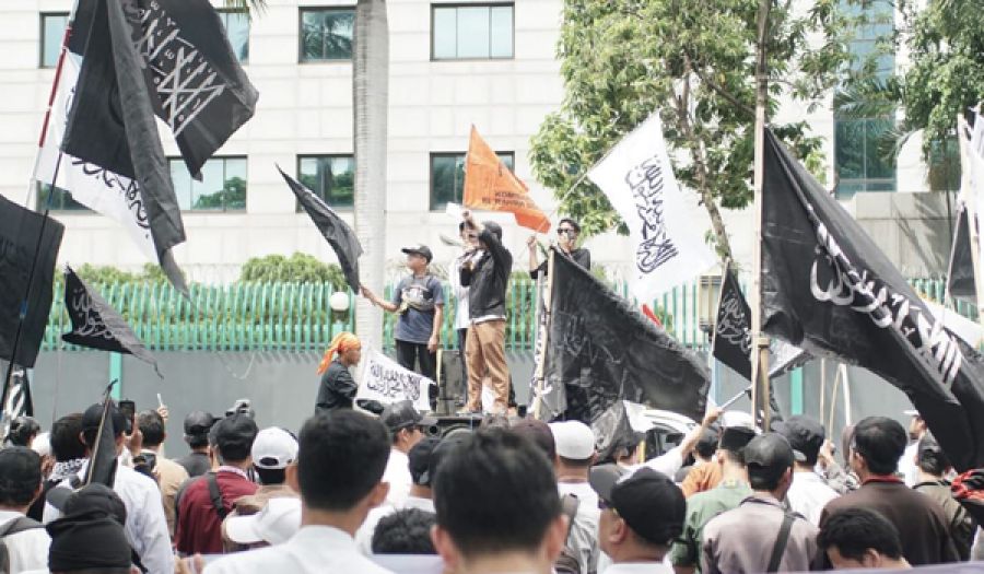 حزب التحرير/ إندونيسيا  فعاليات نصرة لمسلمي الإيغور في تركستان الشرقية