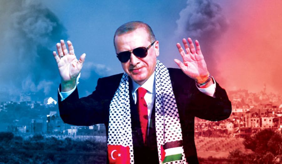 أردوغان ينظم مسيرة فلسطين الكبرى!  أهذا أقصى ما يمكن أن يفعله؟!