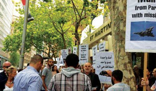 حزب التحرير/ أستراليا ينظم وقفة أمام القنصلية الفرنسية  تنديداً بالإساءة لرسولنا الكريم ﷺ