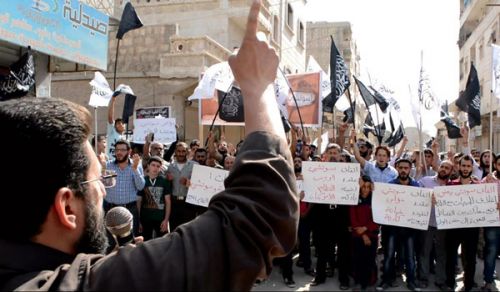 حزب التحرير/ ولاية سوريا  مظاهرات لإسقاط اتفاق سوتشي الخياني