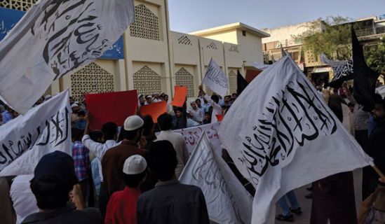 حزب التحرير/ ولاية باكستان  مظاهرات من أجل الحشد لتحرير الأرض المباركة فلسطين