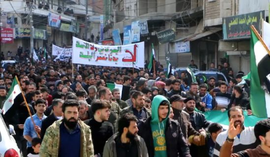 الوضع الداخلي في سوريا وحراك إدلب وانتفاضة الشمال  وتعزيز أمريكا لقواتها شرق الفرات