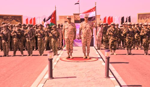 إلى جيوش المسلمين  وخاصة التي حول فلسطين