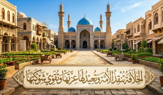 الخلافة تنقذ الأمة وتعيد لها عزتها وتقوي شوكتها