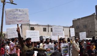 مظاهرات شعبية في ريفي حلب وإدلب في جمعة (كبروا حتى يسقط الطغاة)
