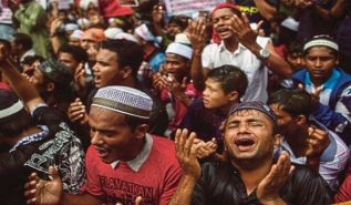 إبادة مسلمي الروهينجا مستمرة في ميانمار أليس في جيوش المسلمين رجل رشيد ينهض لنصرتهم؟!