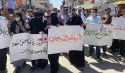 مظاهرة في ريف الرقة تطالب بإسقاط النظام