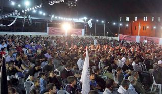 بحضور حاشد شباب حزب التحرير في حوسان يحيون ذكرى هدم الخلافة